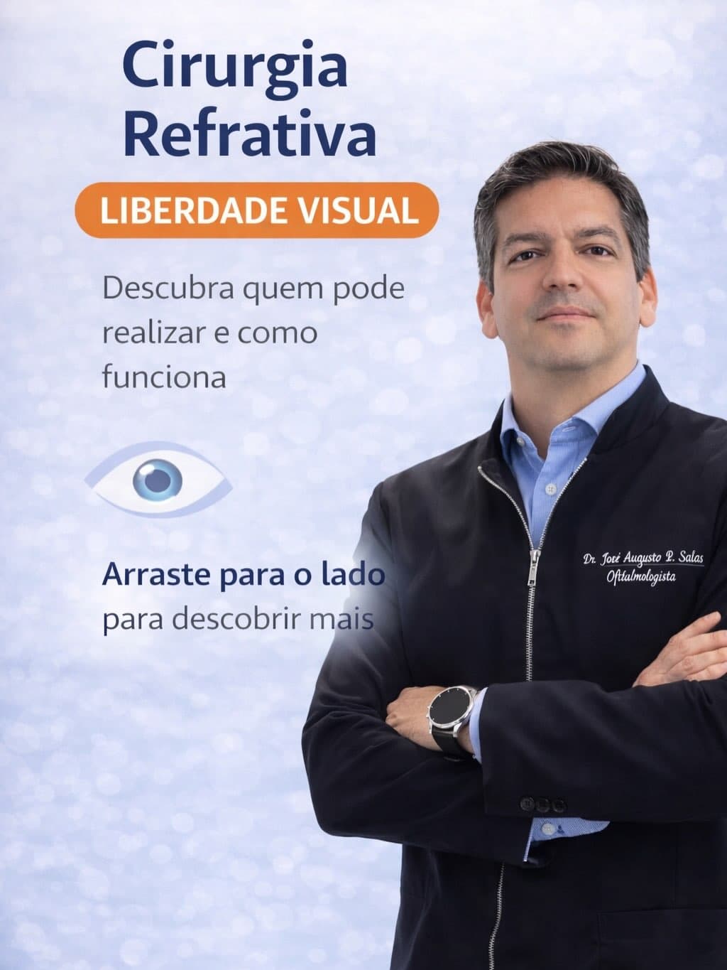 Liberte-se dos óculos com a refrativa